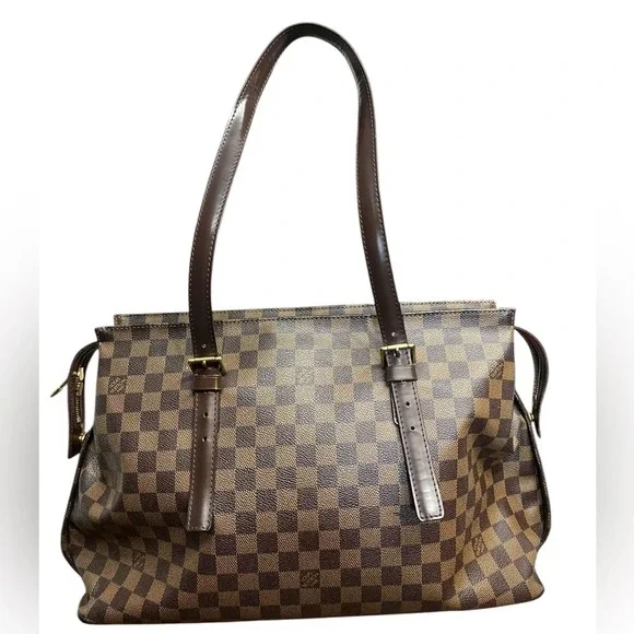 Louis Vuitton Damier Ebene Chelsea Tote / Shoulder bag with certificate - Picture 2 of 10